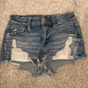 American eagle jean shorts